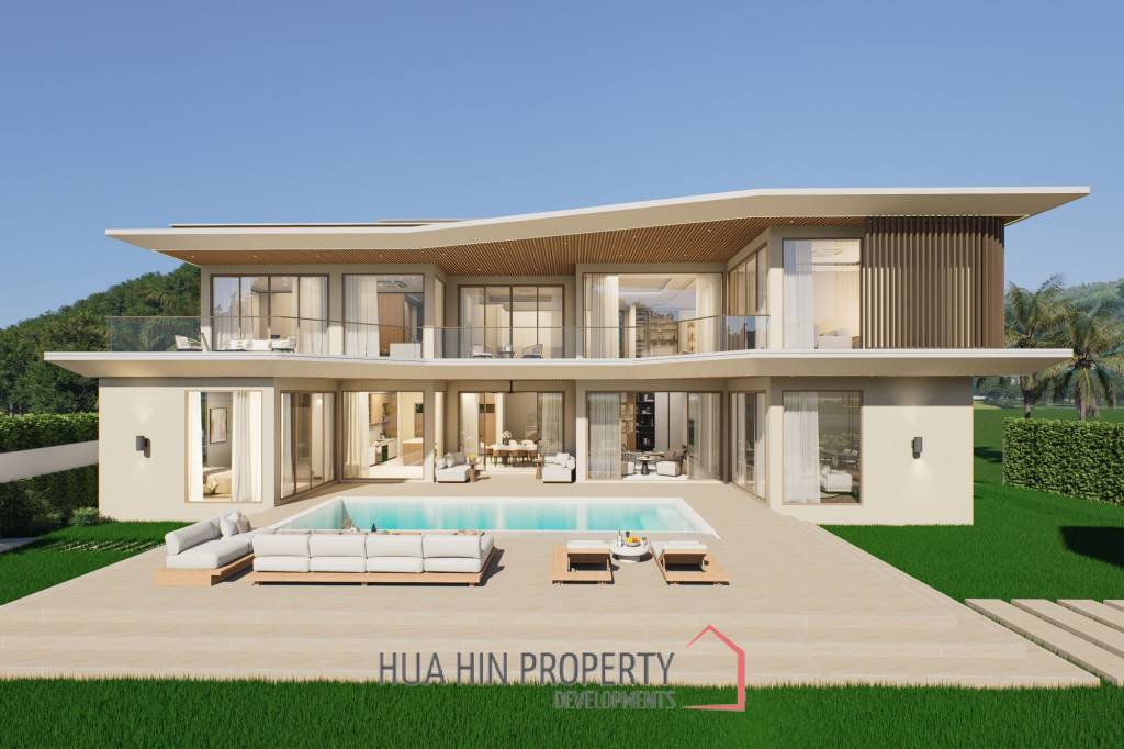 4 Beds 5 Baths 810 SQ.M Serene Villa Hua Hin