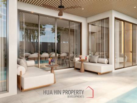 4 Beds 5 Baths 810 SQ.M Serene Villa Hua Hin