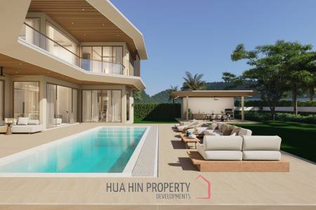 4 Beds 5 Baths 810 SQ.M Serene Villa Hua Hin