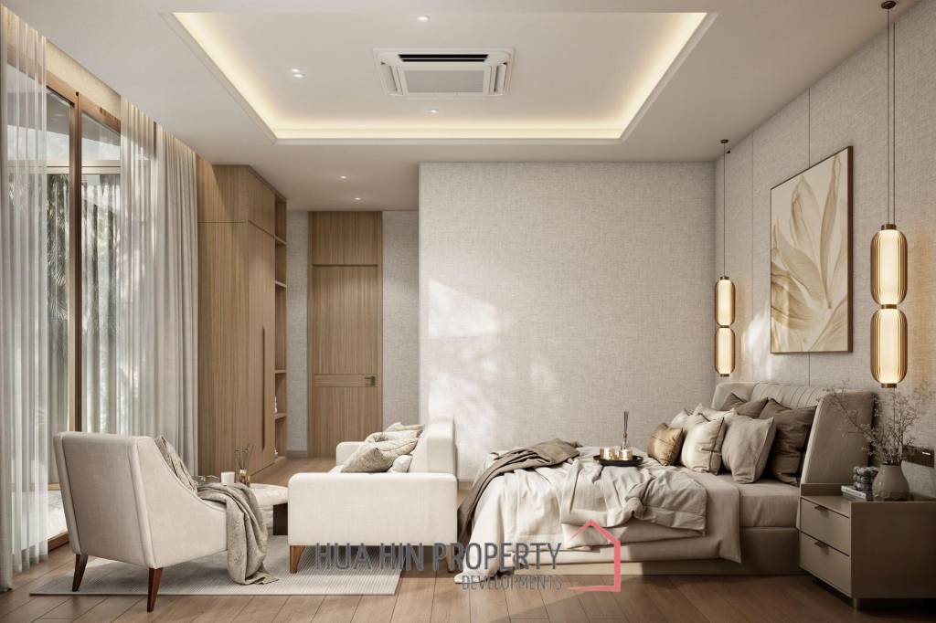 4 Beds 5 Baths 810 SQ.M Serene Villa Hua Hin