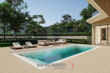 4 Beds 5 Baths 810 SQ.M Serene Villa Hua Hin