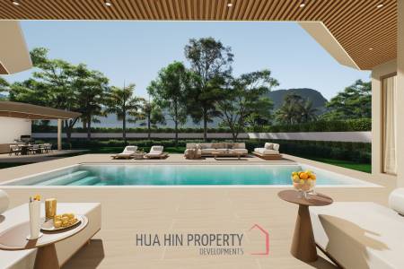 4 Beds 5 Baths 810 SQ.M Serene Villa Hua Hin