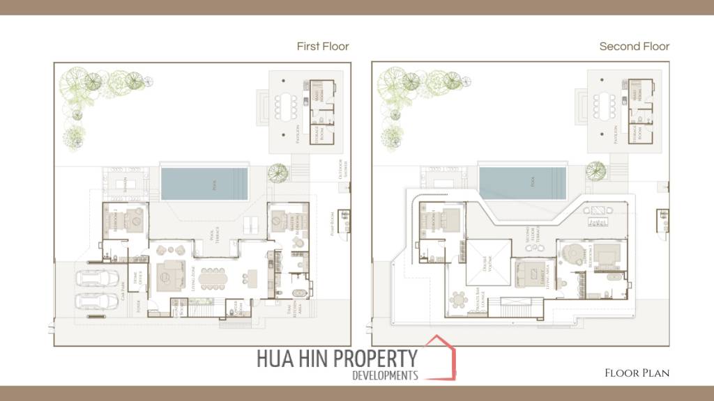 907.5 Sp.m Luxury pool villa in Serene Villa Hua Hin, Nong Kae