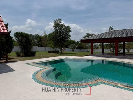 JUST RENOVATED 3-Bedroom Luxury Villa on a LARGE 3 Rai Plot in Hin Lek Fai