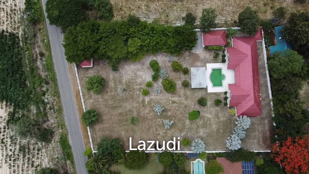 JUST RENOVATED 3-Bedroom Luxury Villa on a LARGE 3 Rai Plot in Hin Lek Fai