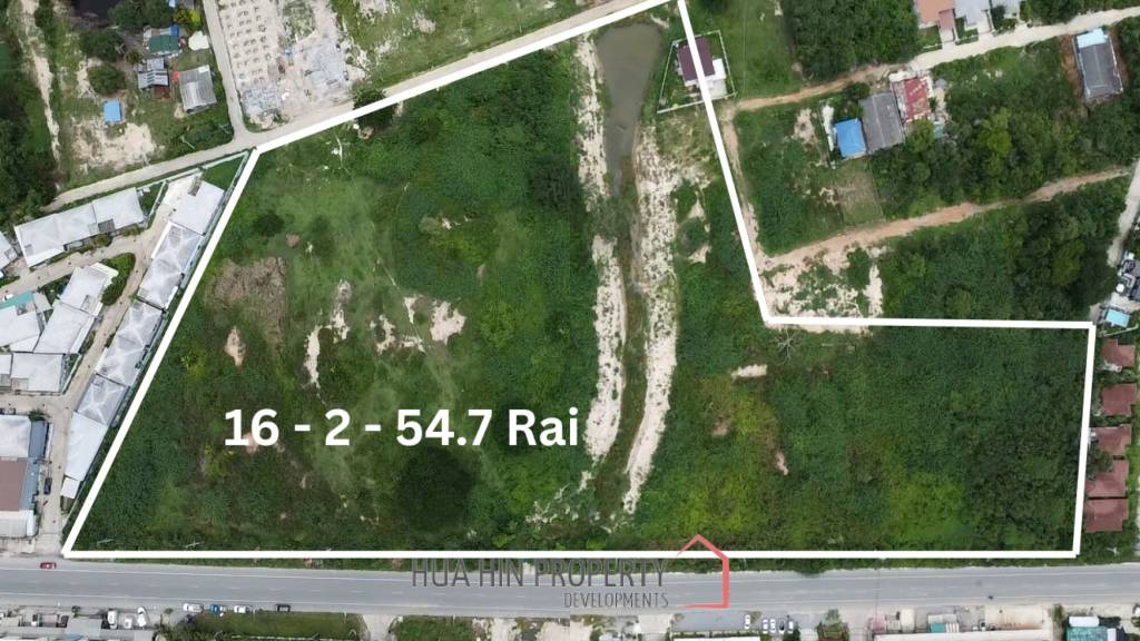 Prime Freehold Land  16-2-54.7 Rai - Close to Immigration Hua Hin