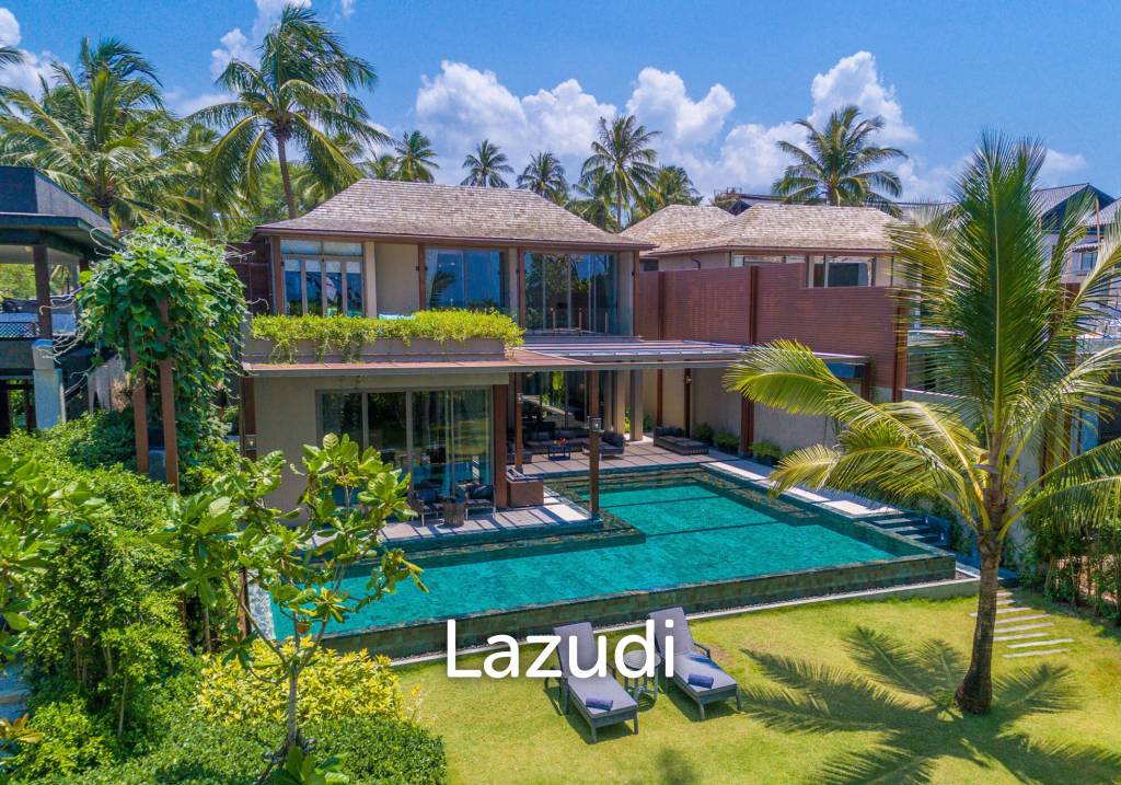 Elegant 5-Bedroom Baba Beachfront Villa with Pool and Tropical Garden | Natai Beach