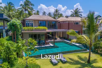 Elegant 5-Bedroom Baba Beachfront Villa with Pool and Tropical Garden | Natai Beach