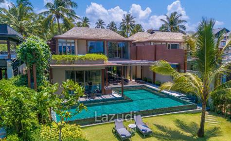 Elegant 5-Bedroom Baba Beachfront Villa with Pool and Tropical Garden | Natai Beach