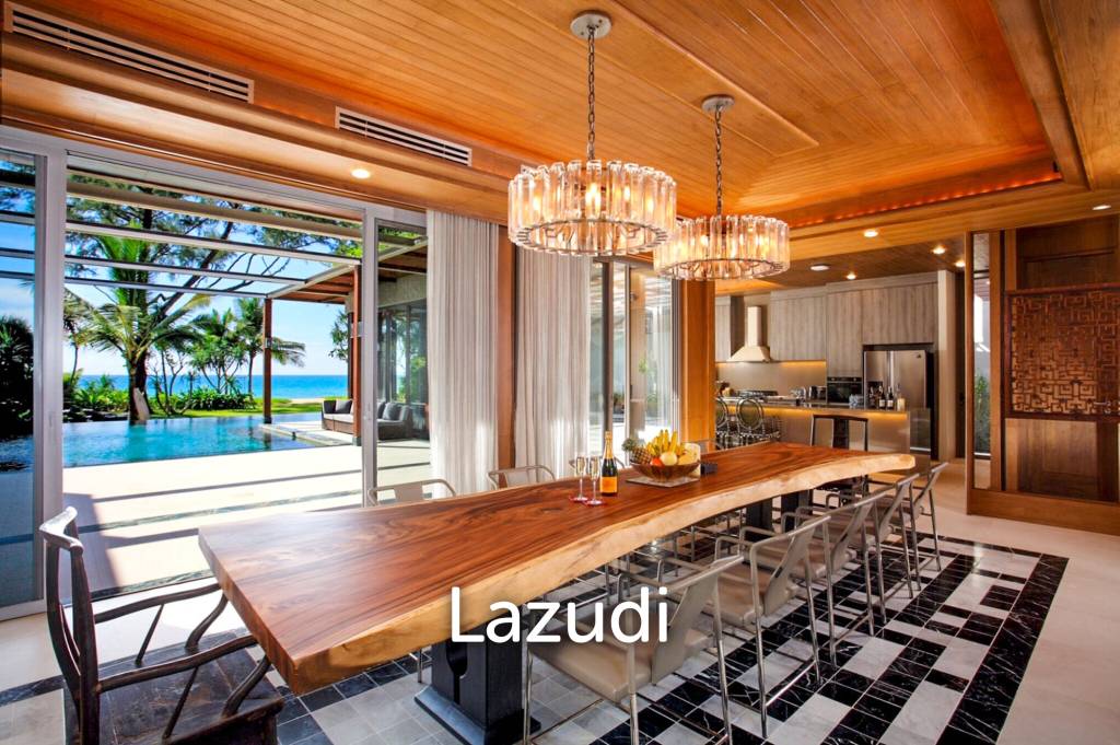 Elegant 5-Bedroom Baba Beachfront Villa with Pool and Tropical Garden | Natai Beach