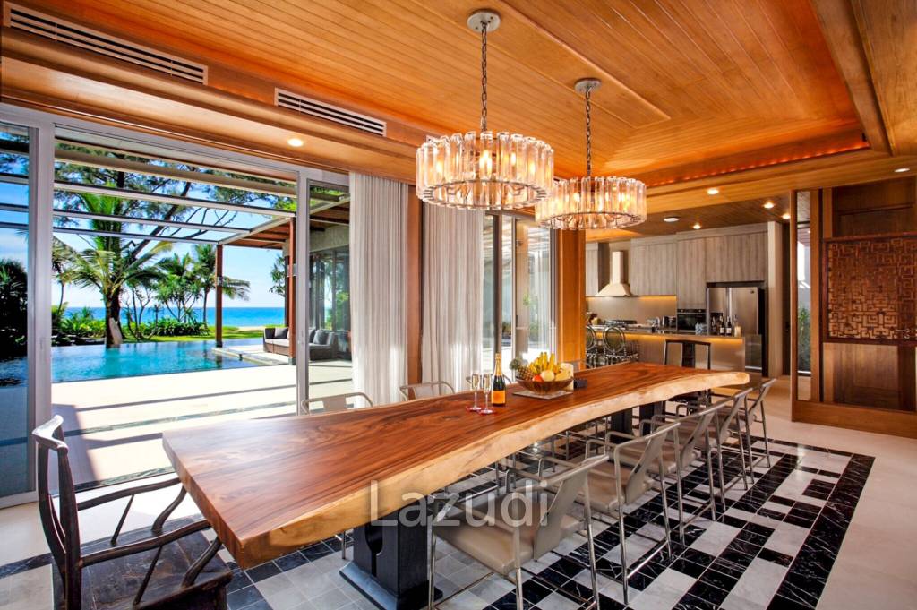 Elegant 5-Bedroom Baba Beachfront Villa with Pool and Tropical Garden | Natai Beach