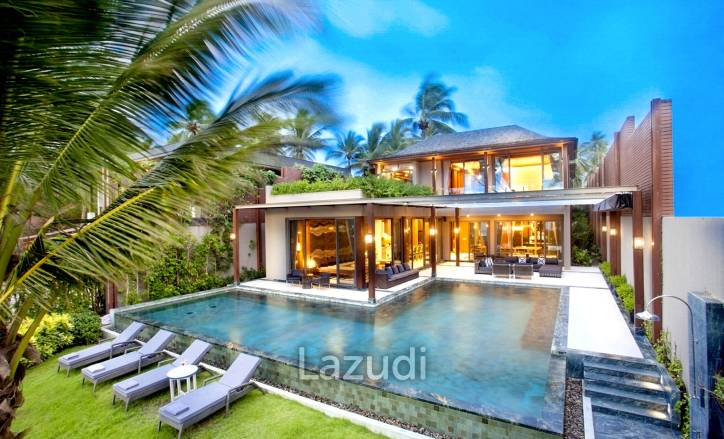 Elegant 5-Bedroom Baba Beachfront Villa with Pool and Tropical Garden | Natai Beach