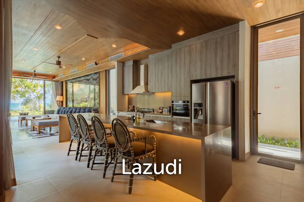 Elegant 5-Bedroom Baba Beachfront Villa with Pool and Tropical Garden | Natai Beach