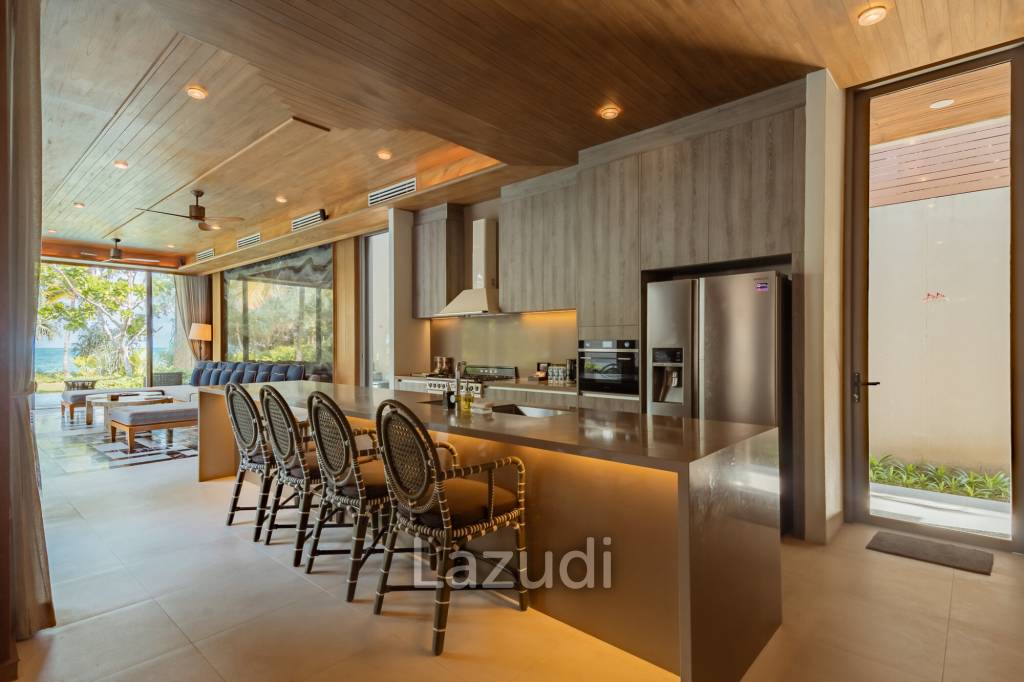 Elegant 5-Bedroom Baba Beachfront Villa with Pool and Tropical Garden | Natai Beach
