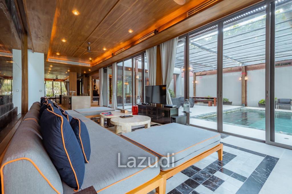 Elegant 5-Bedroom Baba Beachfront Villa with Pool and Tropical Garden | Natai Beach