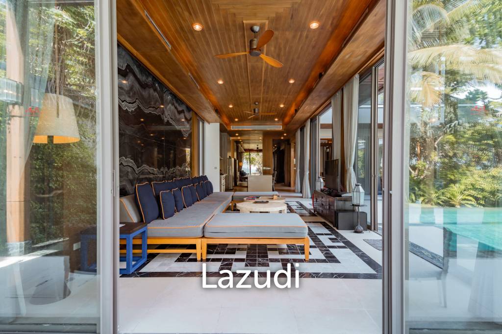 Elegant 5-Bedroom Baba Beachfront Villa with Pool and Tropical Garden | Natai Beach