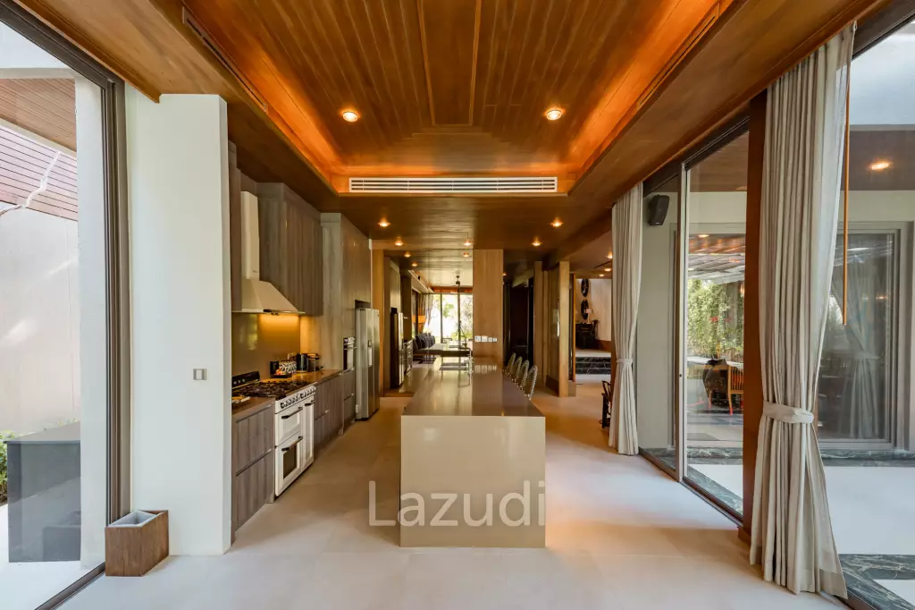 Elegant 5-Bedroom Baba Beachfront Villa with Pool and Tropical Garden | Natai Beach