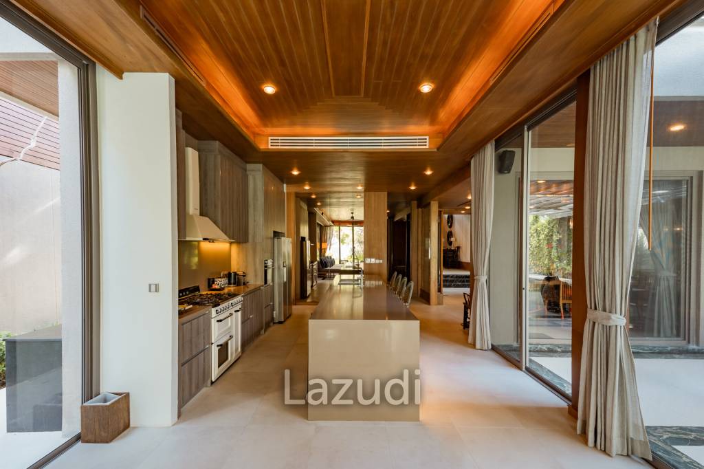 Elegant 5-Bedroom Baba Beachfront Villa with Pool and Tropical Garden | Natai Beach