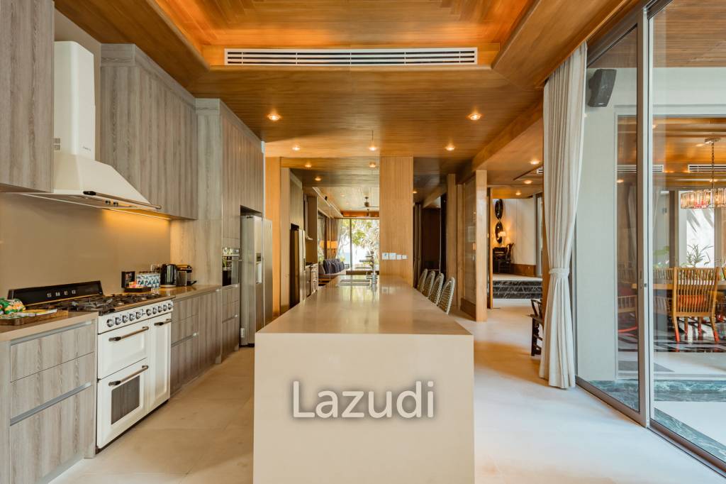 Elegant 5-Bedroom Baba Beachfront Villa with Pool and Tropical Garden | Natai Beach