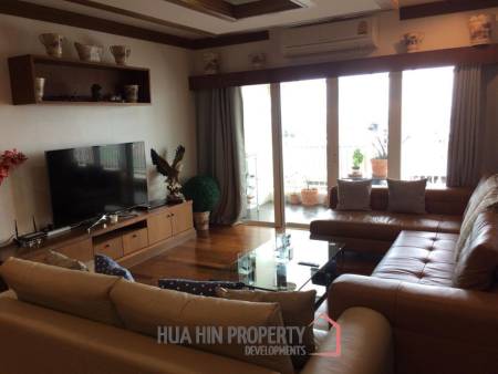 Specious 2-Bedroom Condo 115 SQM with Seaview in Baan Klang Hua Hin