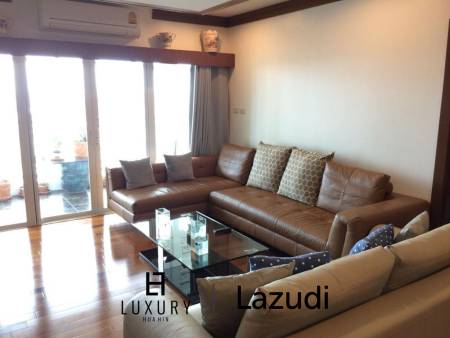 Specious 2-Bedroom Condo 115 SQM with Seaview in Baan Klang Hua Hin