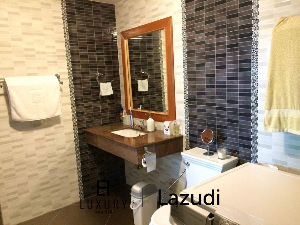 Specious 2-Bedroom Condo 115 SQM with Seaview in Baan Klang Hua Hin