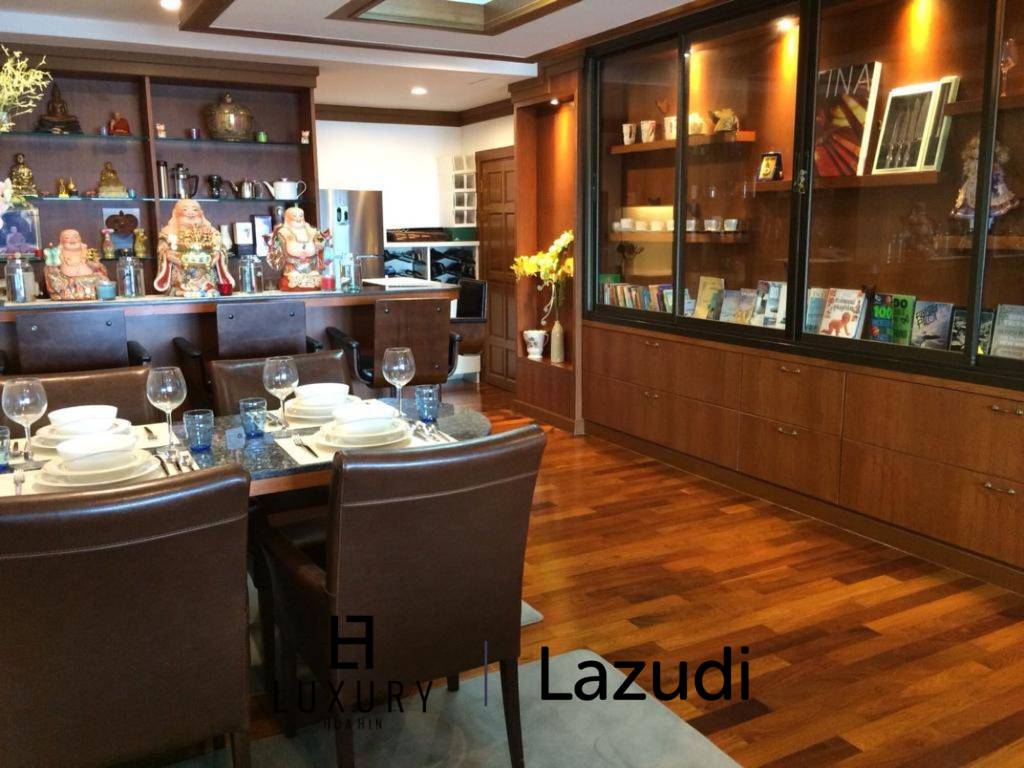 Specious 2-Bedroom Condo 115 SQM with Seaview in Baan Klang Hua Hin