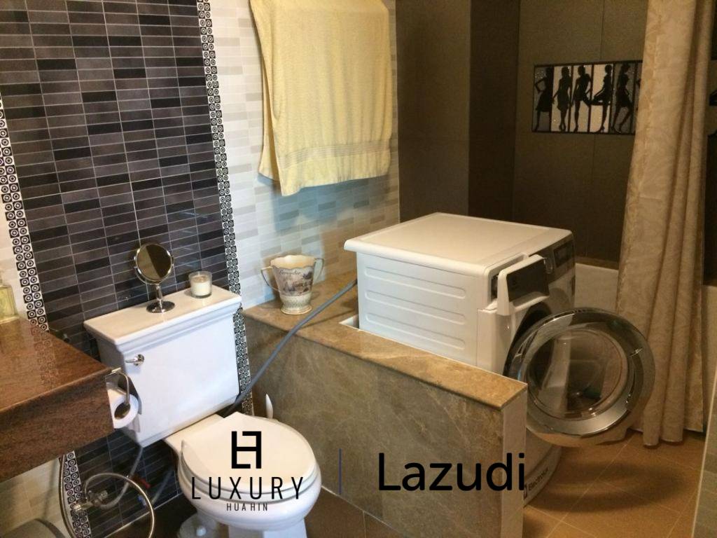 Specious 2-Bedroom Condo 115 SQM with Seaview in Baan Klang Hua Hin