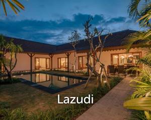 CONTEMPORARY THREE-BEDROOM VILLA IN SESEH WITH LUSH GARDEN AND POOL