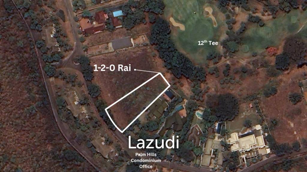 ขายที่ดินติดสนามกอล์ฟ Palm Hills ขนาด 1ไร่ 2งาน