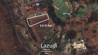 ที่ดิน 1 ไร่ 2 งาน ทำเลเยี่ยมติดสนามกอล์ม Palm Hills วิวเขา