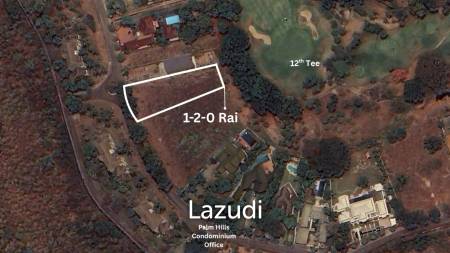 ที่ดิน 1 ไร่ 2 งาน ทำเลเยี่ยมติดสนามกอล์ม Palm Hills วิวเขา