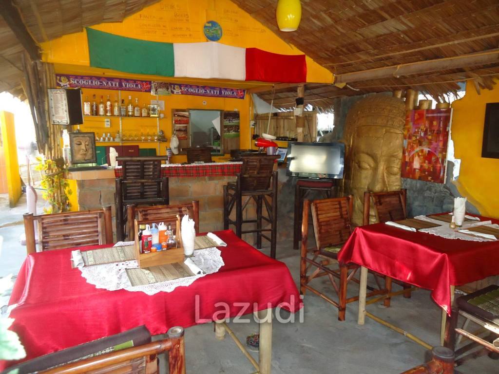 Established Italian Restaurant for Sale with cheap rental coast  – Maenam, Koh Samui