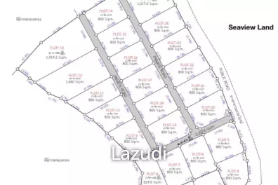 Sea View Land Development – 23 Plots of 800 sqm in Maenam Soi 5, Koh Samui