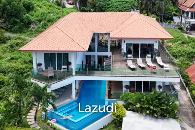 5-Bedroom Pool Villa with Panoramic Ocean Views Over Kamala Bay