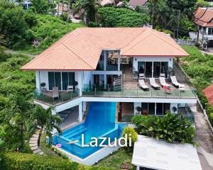 5-Bedroom Pool Villa with Panoramic Ocean Views Over Kamala Bay