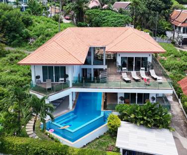 5-Bedroom Pool Villa with Panoramic Ocean Views Over Kamala Bay 5-Bedroom Pool Villa with Panoramic Ocean Views Over Kamala Bay