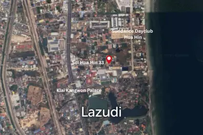 ที่ดินทำเลทอง 144 ตรว ในซอยหัวหิน 33 ใกล้ชายหาด