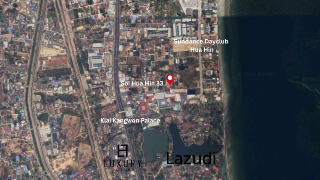 Prime Freehold Land 144 SQWA in Soi Hua Hin 33 Near Beach