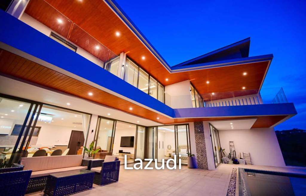 Modern 4‑Bedroom Villa in Bophut – Near Fisherman's Village