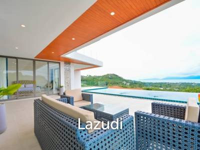 Modern 4‑Bedroom Villa in Bophut – Near Fisherman's Village
