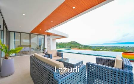 Modern 4‑Bedroom Villa in Bophut – Near Fisherman's Village