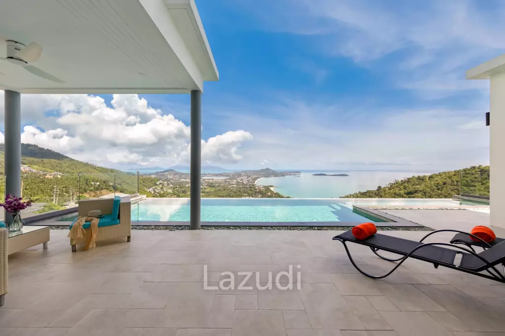 Stunning 4-Bedroom Sea View Villa in Chaweng Noi