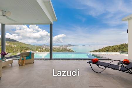 Stunning 4-Bedroom Sea View Villa in Chaweng Noi