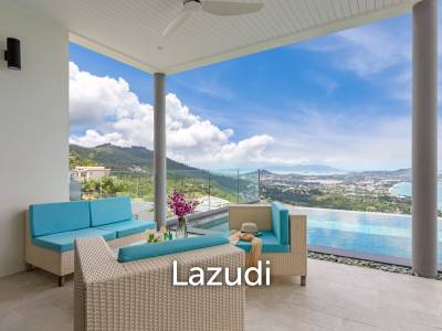 Stunning 4-Bedroom Sea View Villa in Chaweng Noi