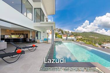 Stunning 4-Bedroom Sea View Villa in Chaweng Noi