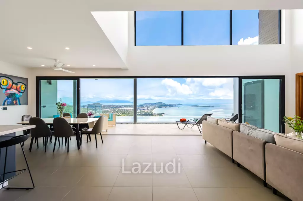 Stunning 4-Bedroom Sea View Villa in Chaweng Noi