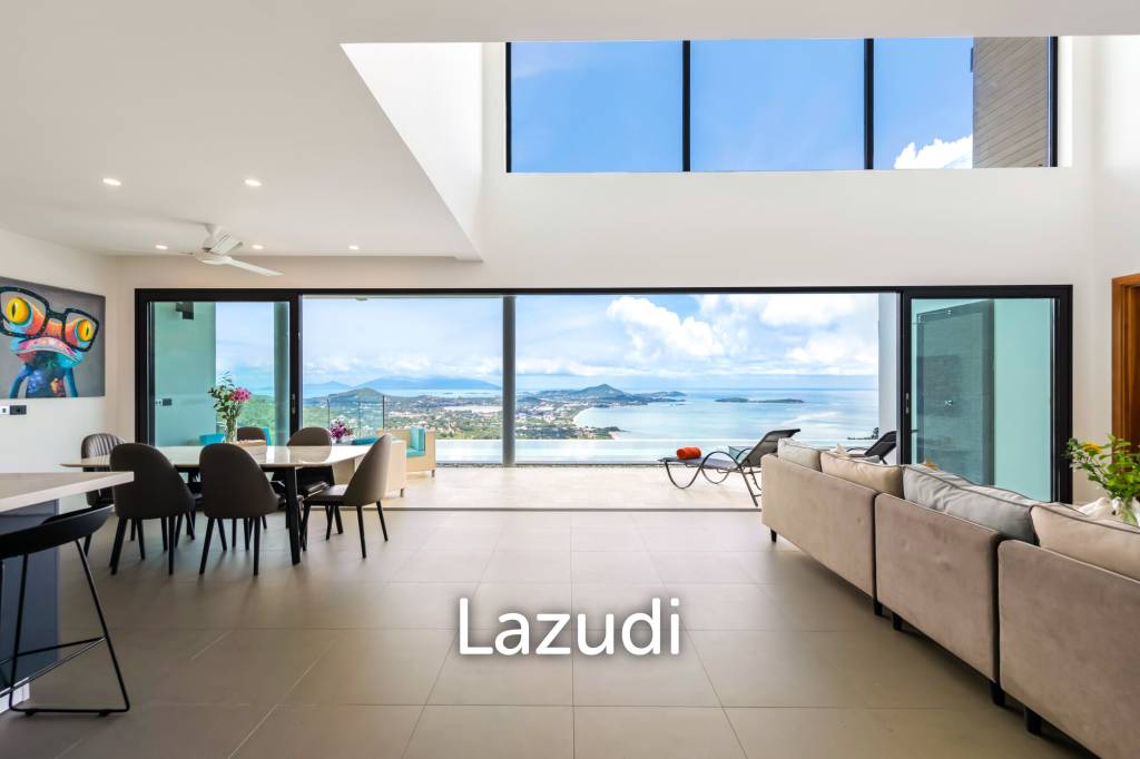 Stunning 4-Bedroom Sea View Villa in Chaweng Noi