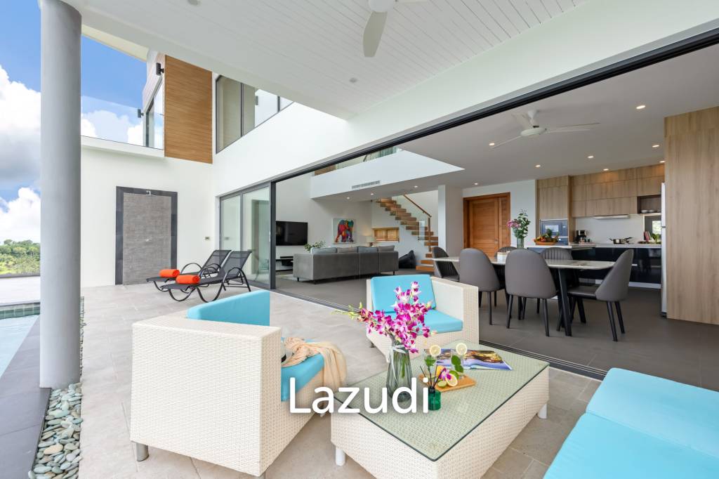 Stunning 4-Bedroom Sea View Villa in Chaweng Noi