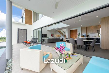 Stunning 4-Bedroom Sea View Villa in Chaweng Noi